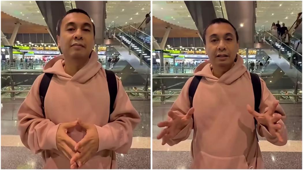 Menegangkan! Pesawat Raditya Dika Putar Balik ke Qatar gegara Erupsi Anak Krakatau