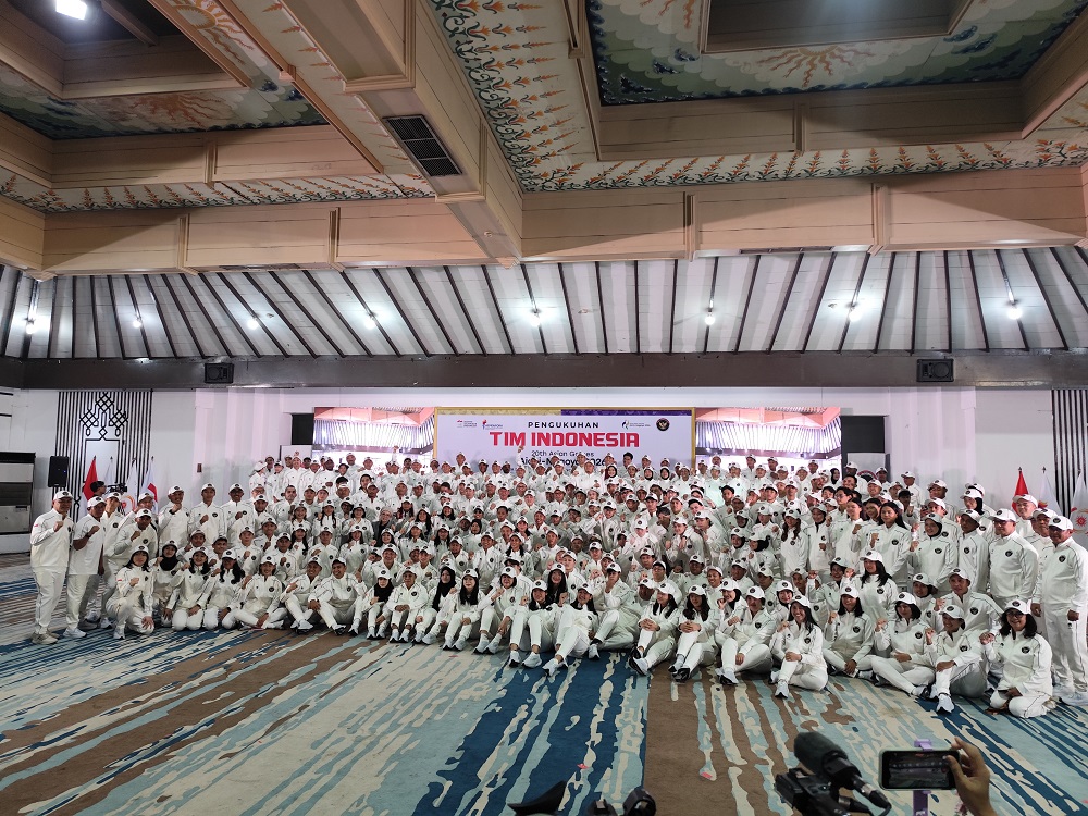 Kontingen Indonesia Resmi Dikukuhkan, 430 Atlet Siap Tempur di Asian Games 2026