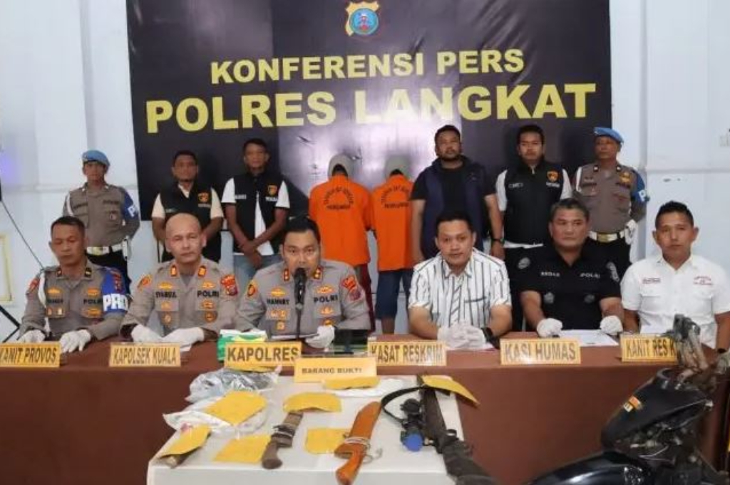 Pembunuhan di Langkat, Penjaga Sawit Tewas Diserang 2 Rekan Pakai Parang dan Senapan Angin