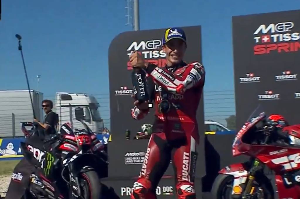 Marc Marquez Menang Sprint Race MotoGP San Marino 2026