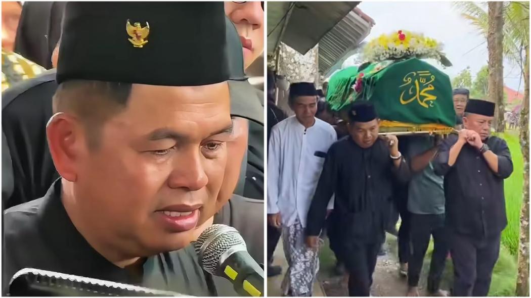 Tangis Dedi Mulyadi Pecah di Pemakaman Kanaya Whu: Jasadnya Dikubur, Amalnya Tidak