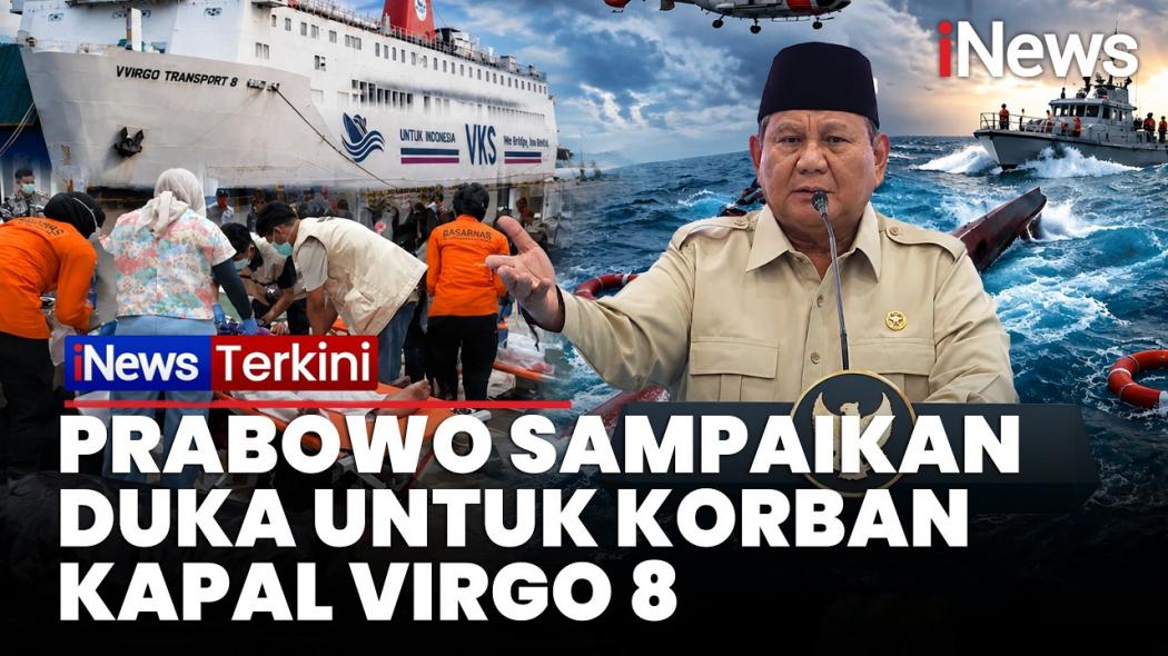 Prabowo Pastikan Kecelakaan KM Virgo Transport 8 Diusut, Cegah Terulang