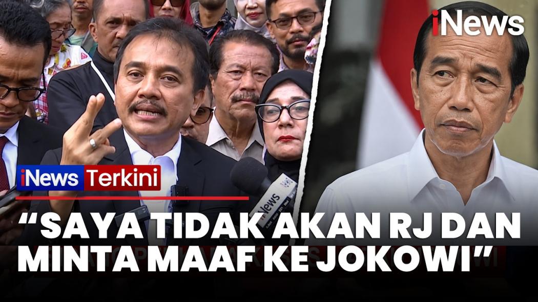 Roy Suryo Tolak Minta Maaf ke Jokowi, Tegaskan Tak Mau Restorative Justice