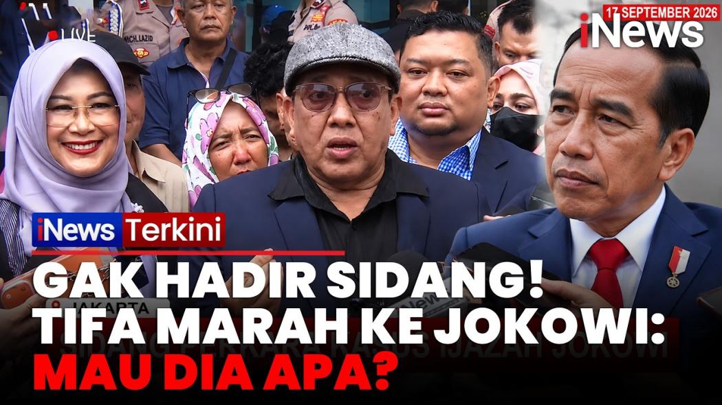 Jokowi Kembali Absen dalam Persidangan, Pihak Dokter Tifa Luapkan Kekecewaan