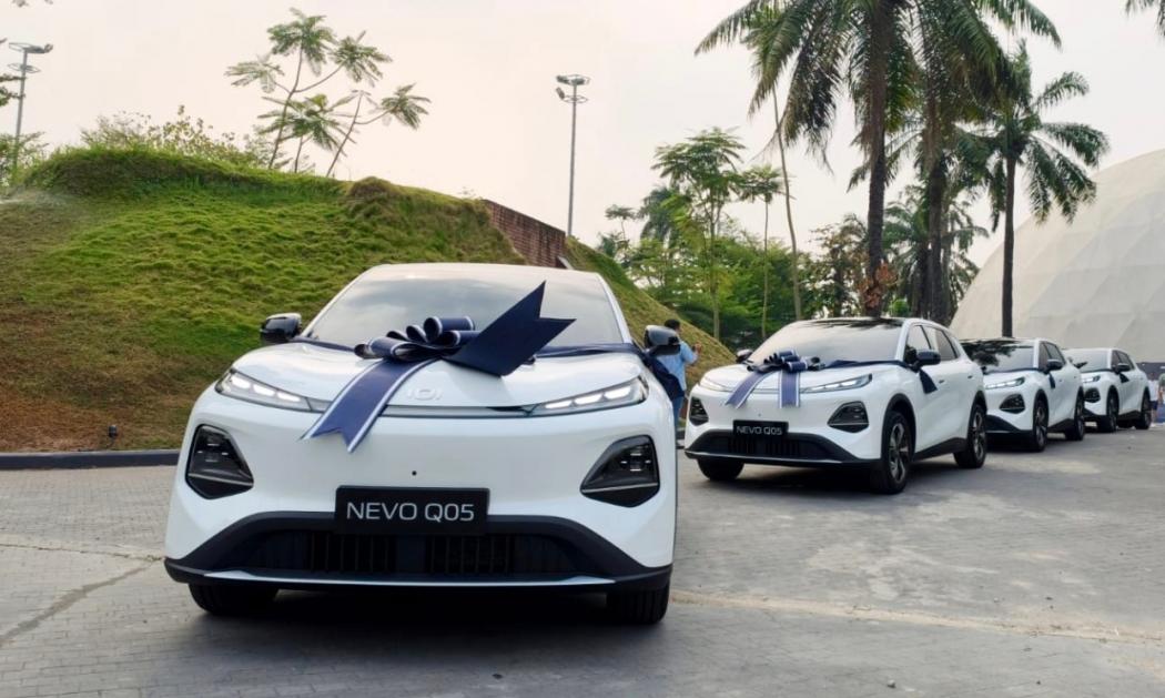 Pemesanan Lebih dari 1.000 Unit, Changan Mulai Kirim Mobil Listrik Nevo Q05 ke Konsumen 