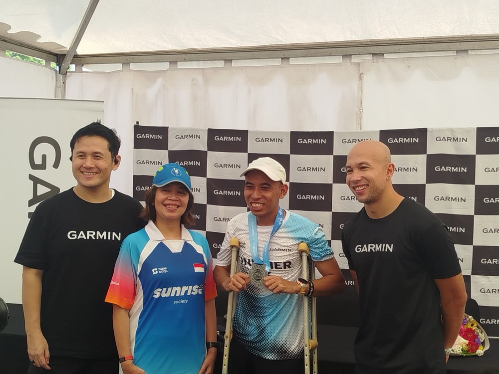 Anggi Wahyuda Tembus Half Marathon 21,1 Km, Pelari Difabel yang Taklukkan 30 Gunung