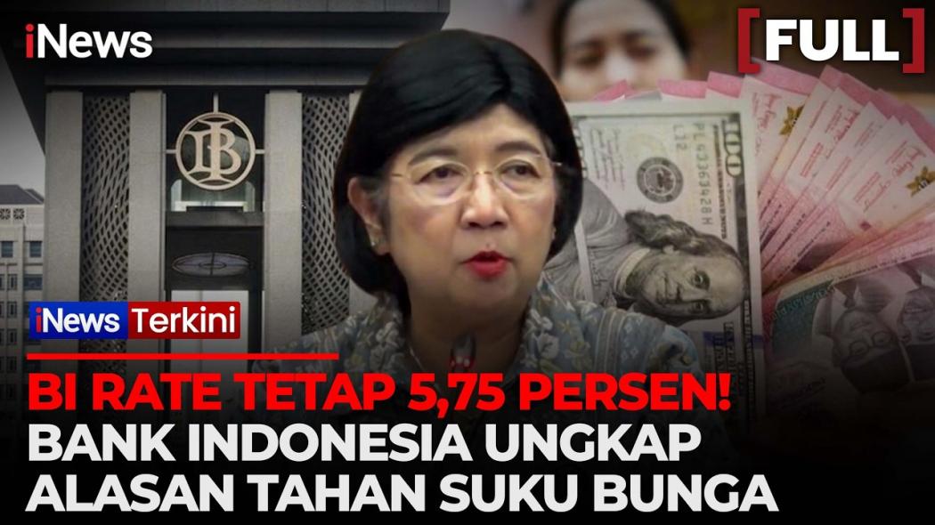Pimpin Rapat Dewan Gubernur Perdana, Destry Putuskan BI Rate Tetap 5,75 Persen