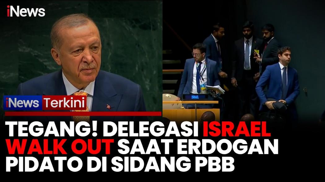 Erdogan Berpidato Berapi-api di Sidang PBB: Sebut Gaza Sebagai Tempat Pemakaman Anak-Anak Terbesar di Dunia
