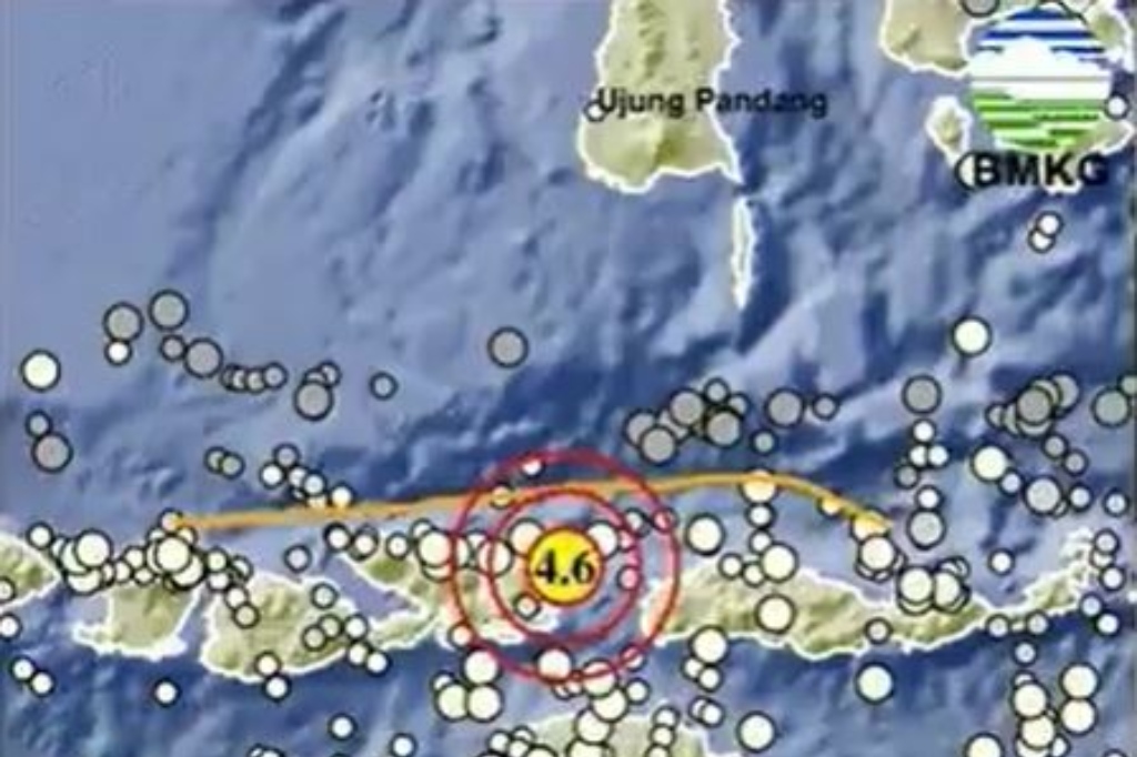 Gempa Hari Ini Magnitudo 4,6 Guncang Bima NTB