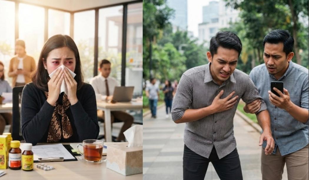 Beda Masuk Angin dan Serangan Jantung, Jangan Salah Kira Kenali Gejalanya