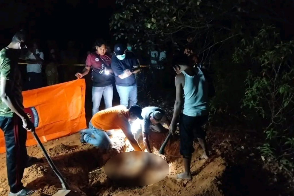 Geger! Mayat Pria Ditemukan Terkubur dengan Kaki Terikat di Batanghari