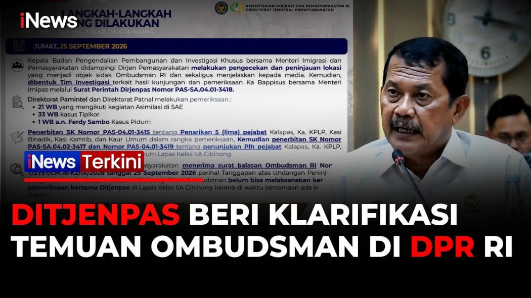 Dibongkar di DPR! 7 Temuan Fasilitas Mewah Lapas Cibinong, dari Rumah Dinas hingga Botol Wiski
