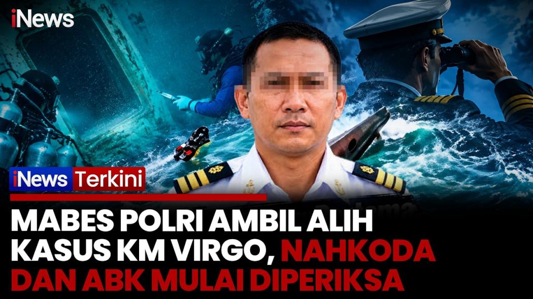 Mabes Polri Ambil Alih Kasus KM Virgo Transport8, Nakhoda dan ABK Diperiksa