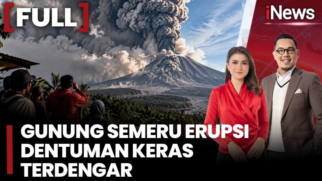Detik-Detik Gunung Semeru Erupsi, Dentuman Keras Terdengar hingga 15 Km