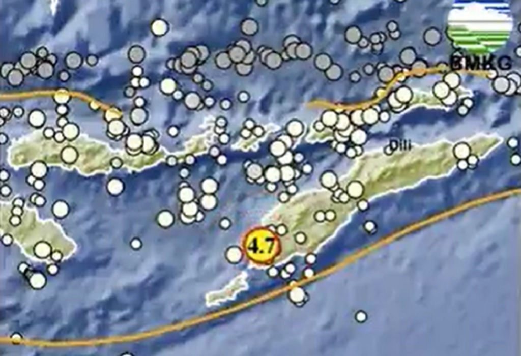 Gempa Dangkal M 4,7 Guncang Kupang NTT, Berpusat di Laut