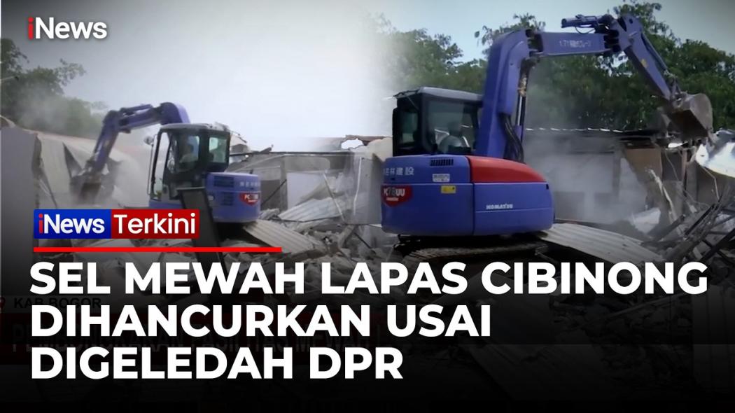 Berdiri di Bantaran Ciliwung, 10 Bangunan Ilegal Lapas Cibinong Dibongkar