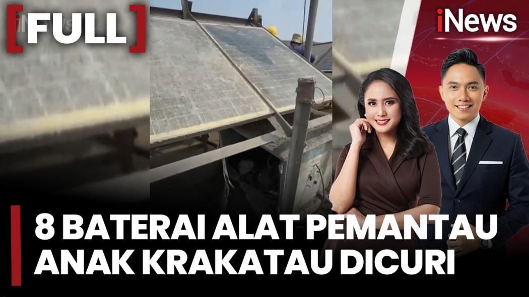 8 Baterai Alat Pemantau Gunung Anak Krakatau Dicuri, Sensor Aktivitas Sempat Lumpuh