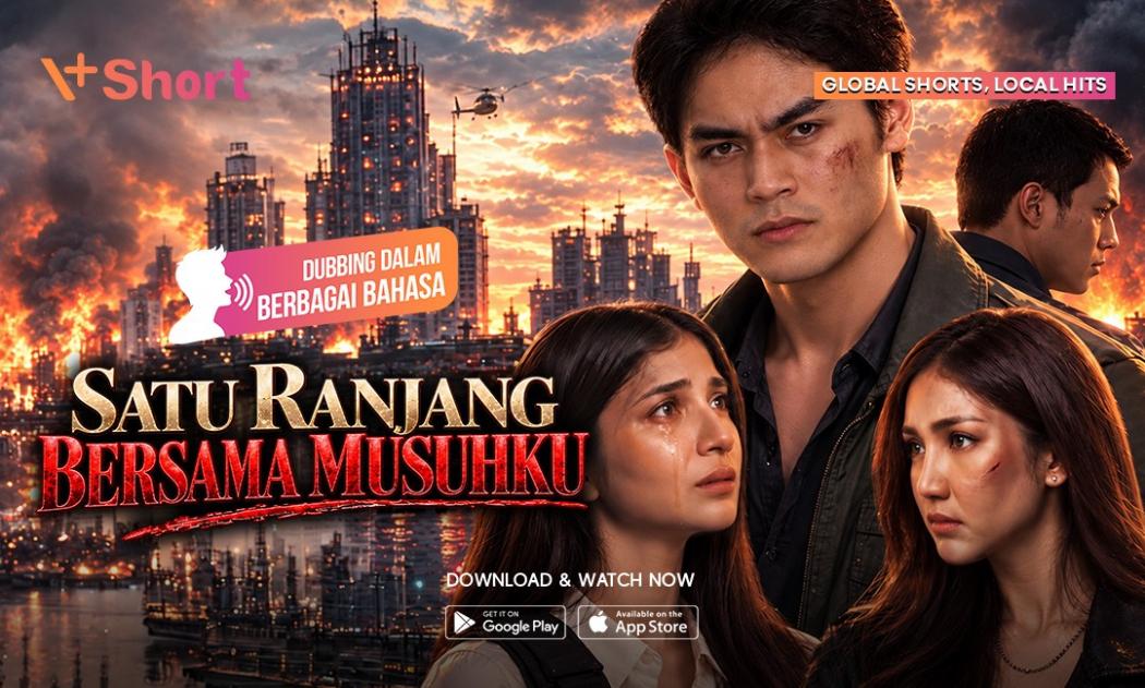 Microdrama Satu Ranjang Bersama Musuhku Eksklusif di V+Short, Hadirkan Kisah Cinta dan Misteri 