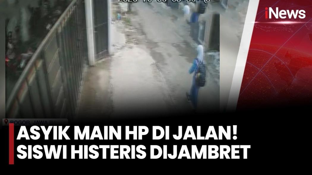 Jambret HP Siswi Panik Dikejar Warga Usai Korban Berteriak Histeris