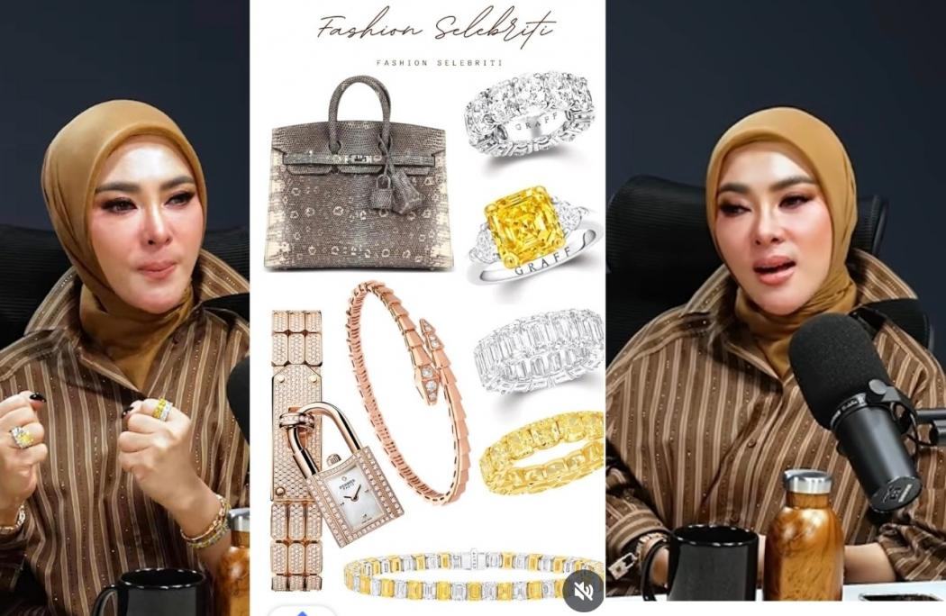 Heboh! Outfit Syahrini saat Tampil di Podcast Raditya Dika Ditaksir Tembus Rp40,9 Miliar 