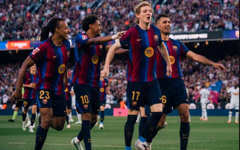 Hasil Lengkap Liga Spanyol: Barcelona Pesta Gol, Real Madrid Susah Payah Bekuk Villarreal
