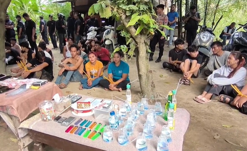 Bareskrim Gerebek Kampung Narkoba di Deliserdang, Puluhan Orang Ditangkap
