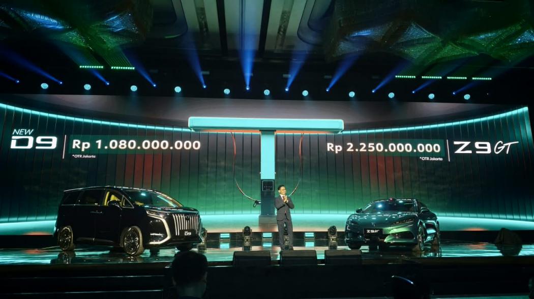 Mobil Listrik Danza New D9 dan Z9GT Meluncur di Indonesia, Intip Spesifikasi dan Harganya