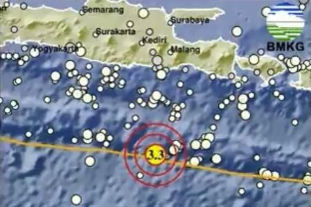 Gempa Magnitudo 3,3 Guncang Malang Jatim Sore Hari Ini