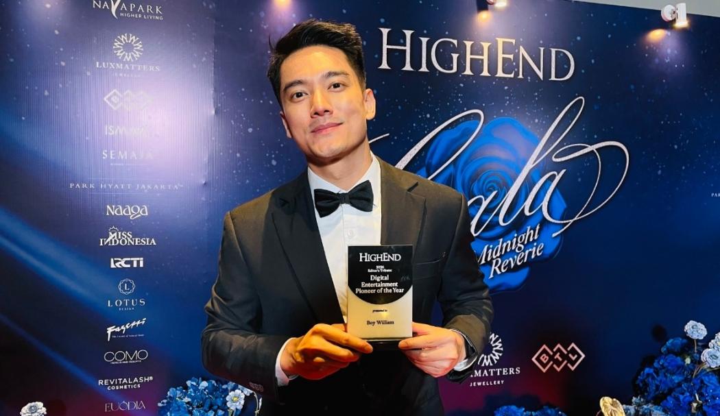 Boy William Raih Penghargaan HighEnd Magazine, Kenang Awal Karier di HighEnd Teen