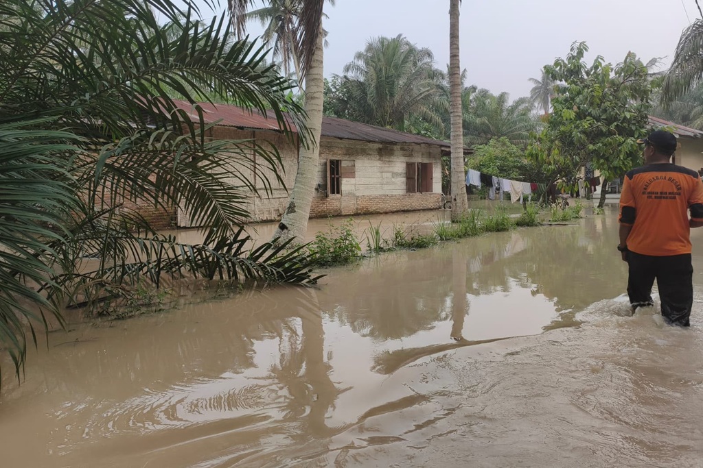 Banjir Simalungun Sumut Rendam 90 Rumah, 128 KK Terdampak