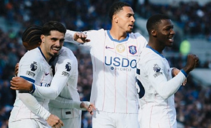 Hasil Everton vs Chelsea: Pedro Neto Borong Gol, The Blues Menang