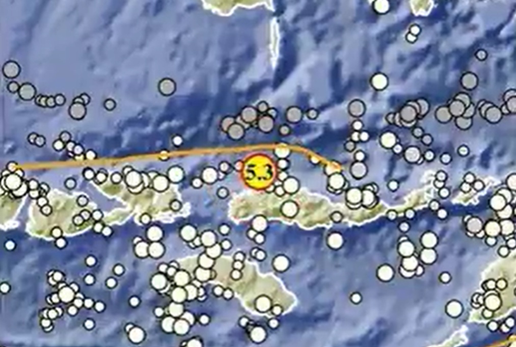 Gempa Terkini M5,3 Guncang Labuan Bajo NTT, Kedalaman 10 Km
