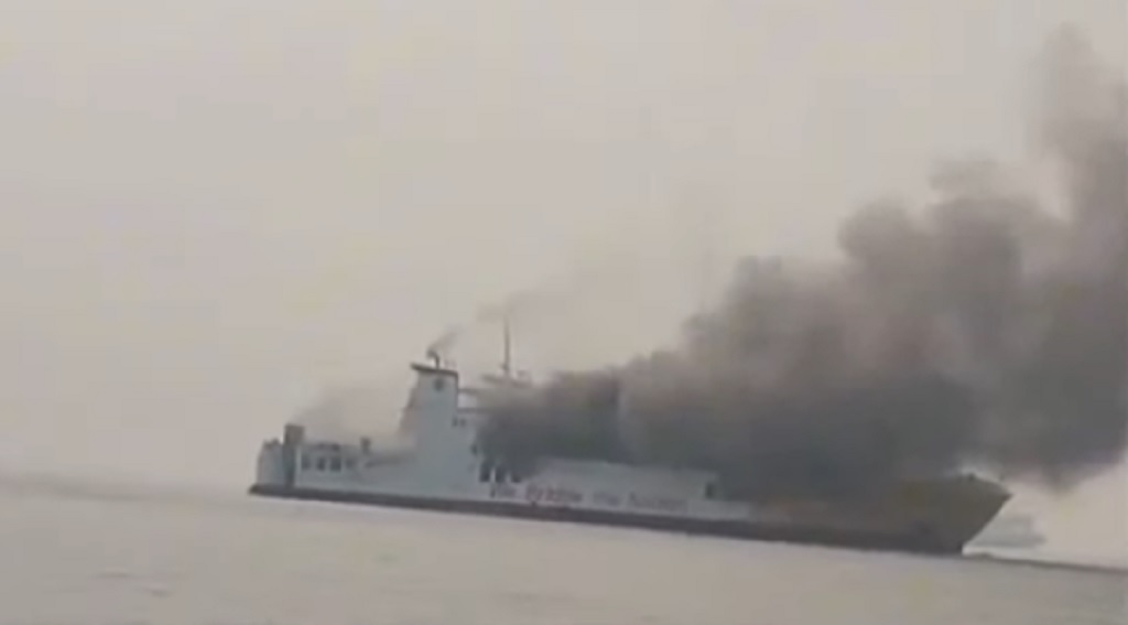 KMP Batu Mandi Terbakar di Pelabuhan Merak, Polisi Selidiki Penyebabnya
