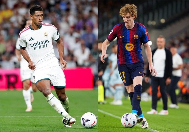 Dulu Kompak Bantai Kroasia 7-0, Anthony Gordon dan Jude Bellingham Kini Bentrok di El Clasico!