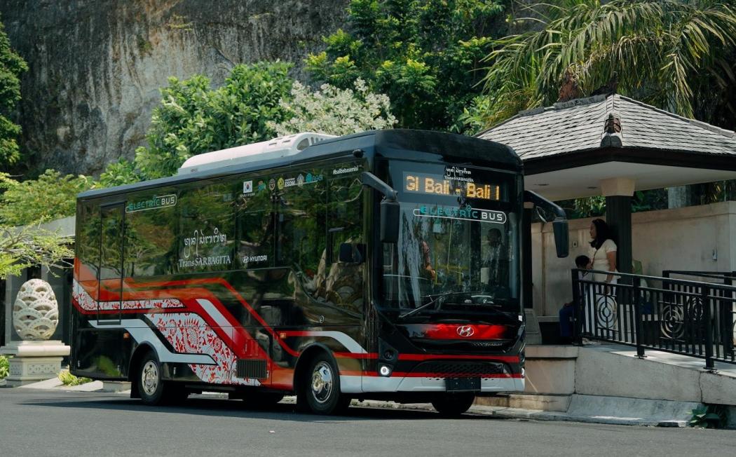 Gandeng Karoseri Lokal, Hyundai Rilis 11 Bus Listrik di Bali