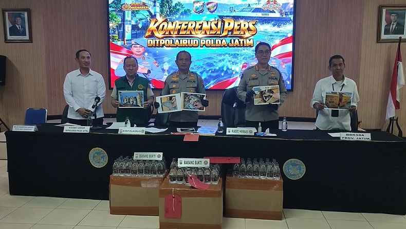 Polisi Ungkap Penyelundupan Sirip dan Insang Hiu Senilai Rp200 Juta