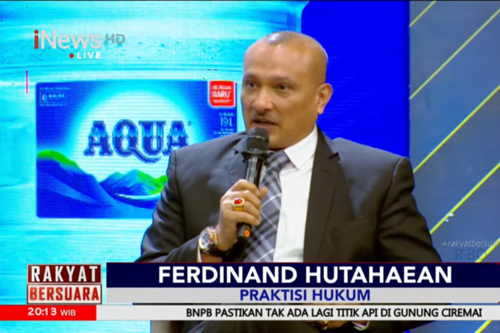 Ferdinand Hutahaean Soroti Dugaan Pasal Selundupan di PKPU: Yang Dilakukan Ini Sangat Cerdik