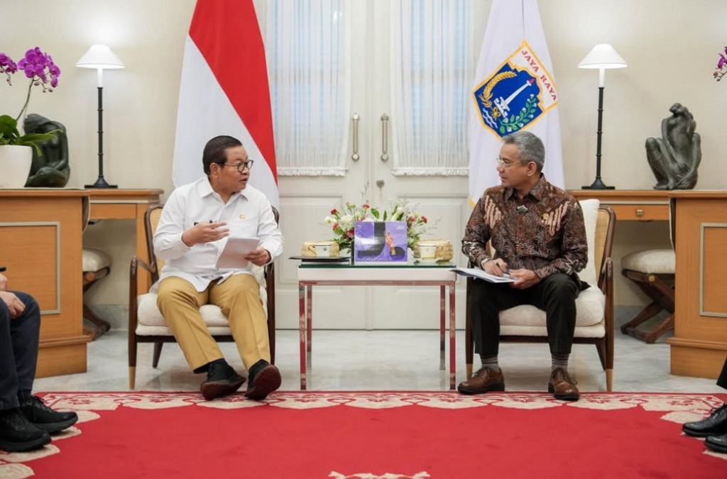 Bertemu Pramono, Suahasil Dukung Program LPDP Jakarta Biayai Mahasiswa Kuliah di Luar Negeri