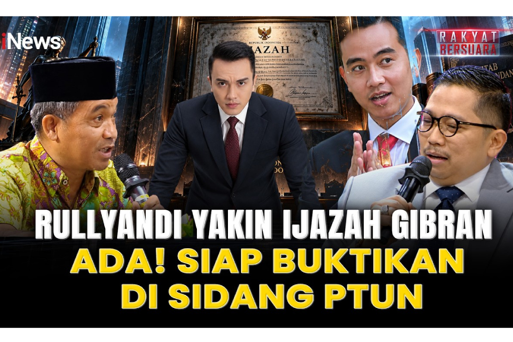 Kuasa Hukum Gibran Siap Buktikan Ijazah di PTUN, Ray Rangkuti Dorong Hak Angket DPR