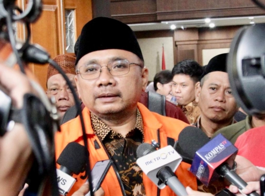 Temui Gus Yaqut di Pengadilan Tipikor, Ketum GP Ansor Beri Dukungan Moral dan Doa
