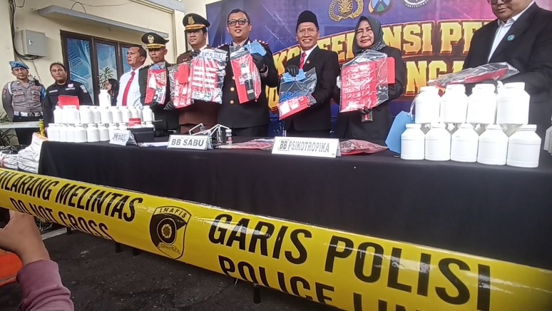 Hampir 100 Tersangka Narkoba Ditangkap di Tulungagung, 8 Perempuan