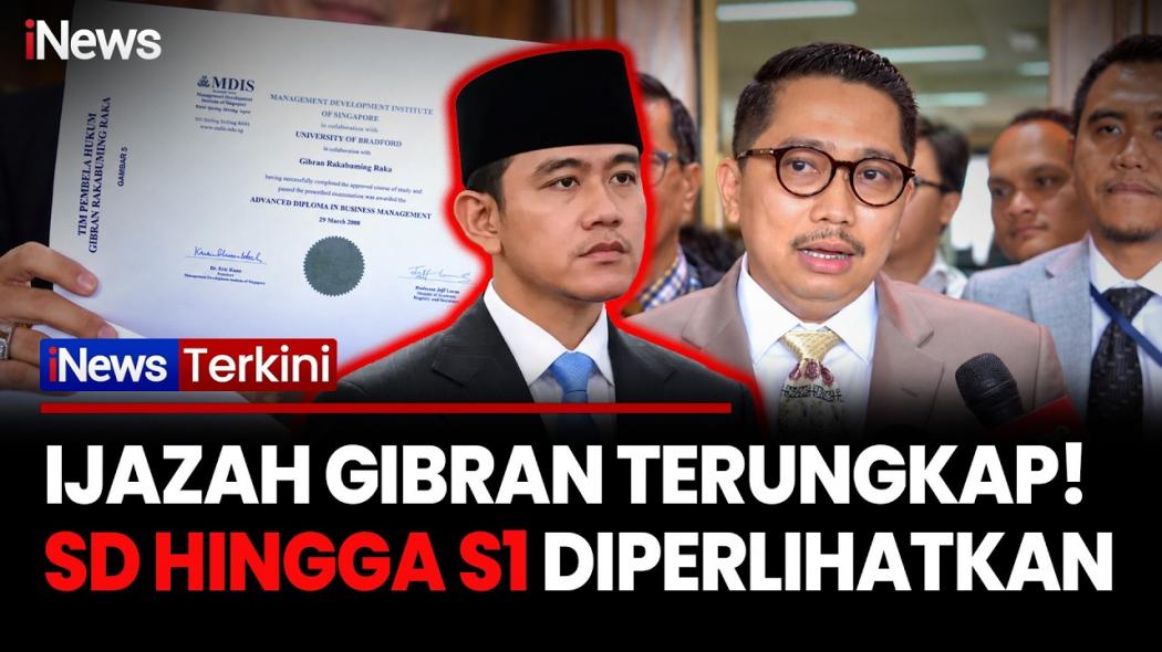 Kuasa Hukum Gibran Buka Dokumen Pendidikan SD hingga S-1 di Sidang PTUN