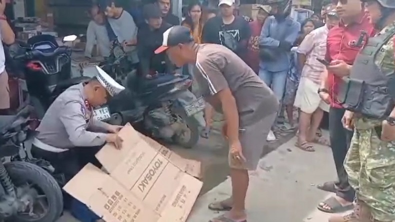 Kecelakaan Maut di Babelan, Pelajar SMP Tewas Terlindas Truk Pengangkut Tiang Listrik