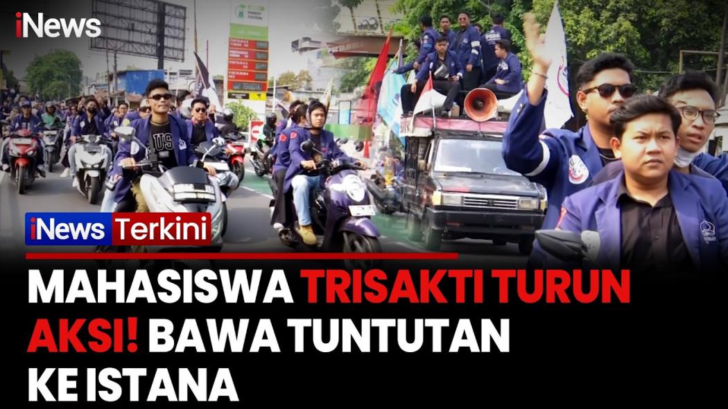Kawal Aspirasi Rakyat! Mahasiswa Trisakti Turun ke Jalan, Bawa 3 Tuntutan untuk Pemerintah