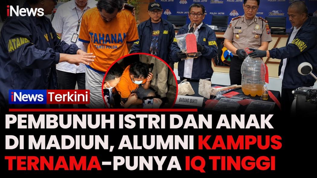 Terkuak! Pelaku Pembunuhan Sadis Ibu dan Anak di Madiun Punya IQ Tinggi, Lulusan Kampus Ternama