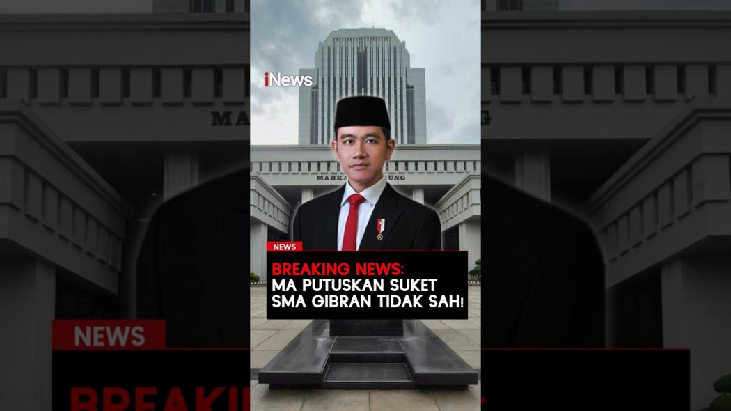 MA Kabulkan Gugatan Pembatalan Suket Ijazah SMA Gibran, Denny Indrayana: Sejalan dengan MK