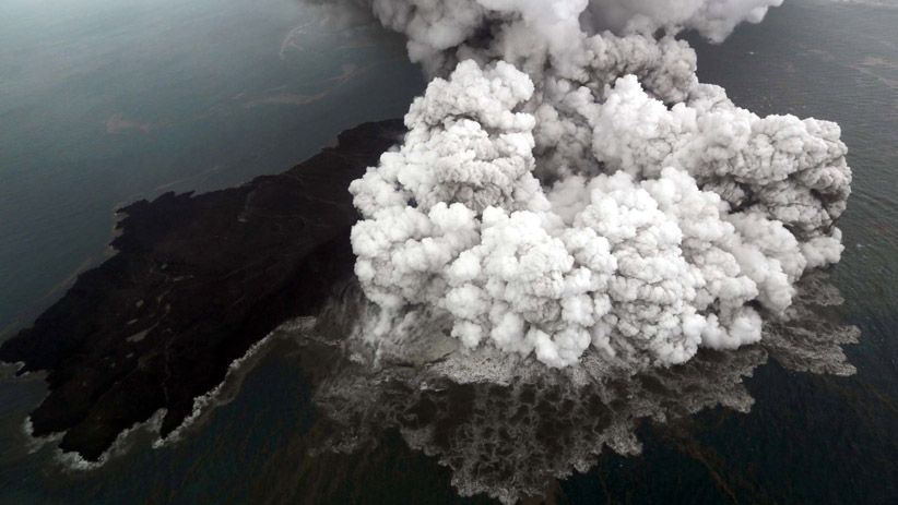 Terus Erupsi, Tinggi Gunung Anak Krakatau Tinggal 110 Meter
