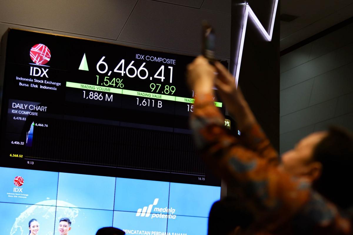 IHSG Hari Ini Ditutup Menguat ke 6.409, VOKS-KBLV Pimpin Top Gainers