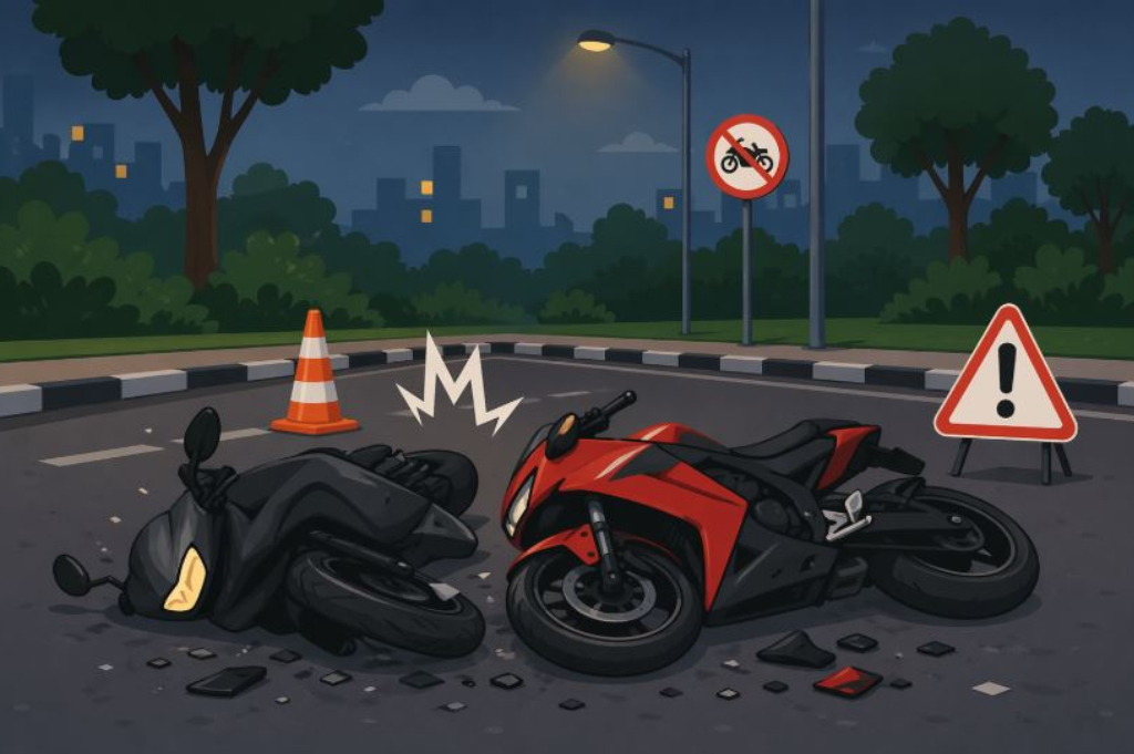 Kecelakaan 2 Motor Tabrakan Diduga Balap Liar di Semarang, 1 Korban Putus Kaki Kecelakaan 2 Motor Tabrakan Diduga Balap Liar di Semarang, 1 Korban Putus Kaki