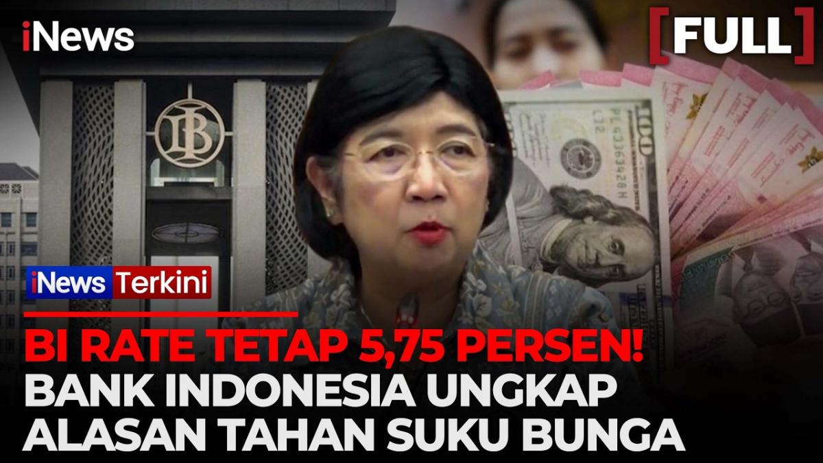 Pimpin Rapat Dewan Gubernur Perdana, Destry Putuskan BI Rate Tetap 5,75 Persen Pimpin Rapat Dewan Gubernur Perdana, Destry Putuskan BI Rate Tetap 5,75 Persen